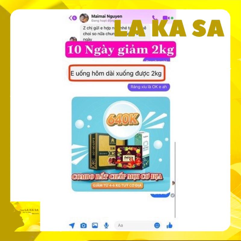 Slim X3 Giảm Cân Đông Y Mộc Linh tặng Detox + Giảm Mỡ Kẹo Pro Siết Eo  dành cho Cơ Địa Khó Giảm - Hàng Chính Hãng