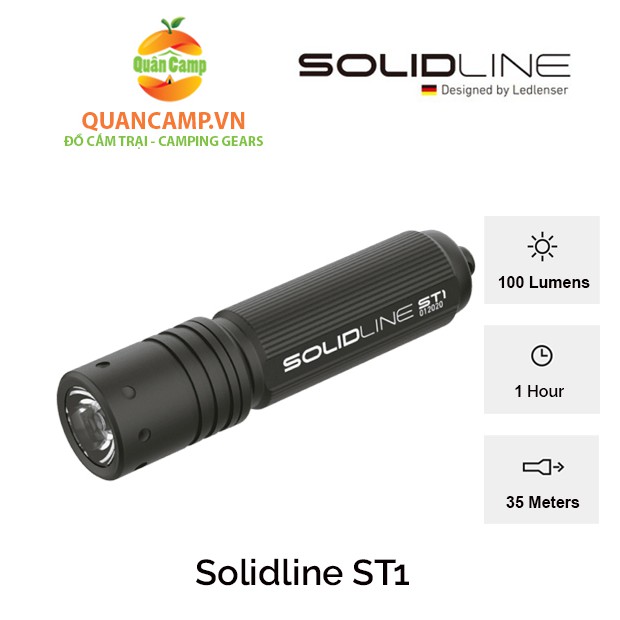 Đèn pin móc khoá siêu nhỏ gọn Solidline ST1 - Ledlenser thiết kế và sản xuất