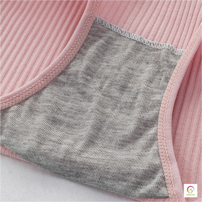 Quần lót nữ đẹp dễ thương Cotton tăm tre thông hơi kháng khuẩn xuât Nhật giá rẻ LIBECKA QLN02
