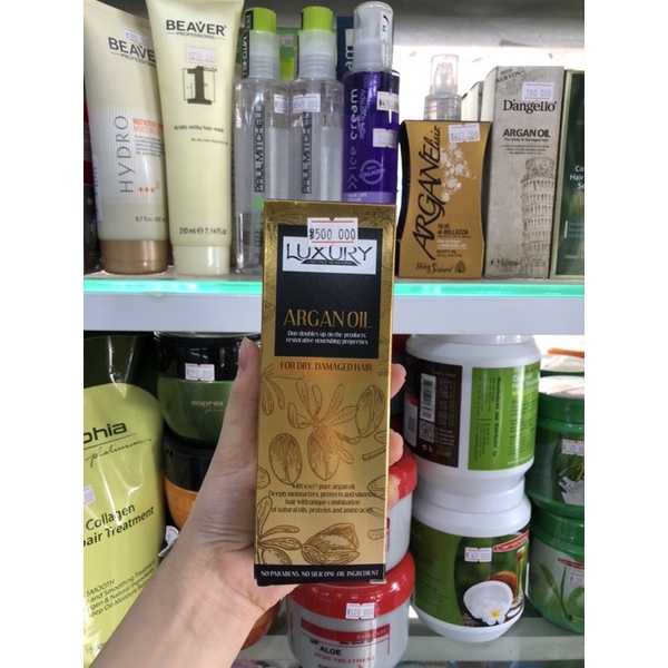 Tinh dầu dưỡng tóc, huyết thanh dưỡng tóc Luxury Argan Ý 100ml