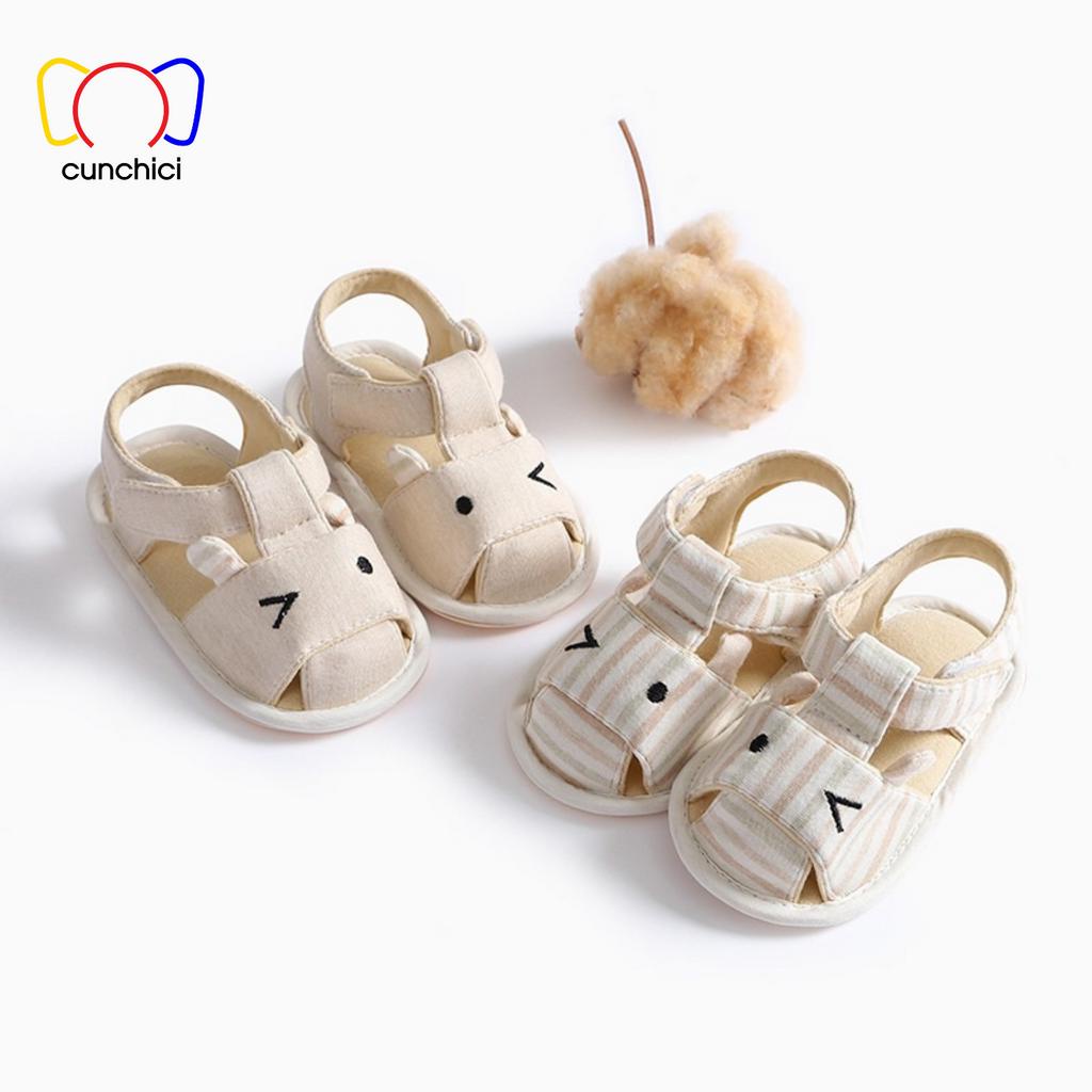 Dép Quai Hậu Cho Bé Tập Đi Chống Trơn Trượt 0-1 Tuổi CUNCHICI Nheo Mắt