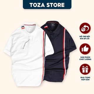 Áo polo nam cổ bẻ chất thun cá sấu poly ngắn tay phong cách trẻ trung TOZA CS16