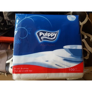 Giấy Ăn Pulppy 100 Tờ Hàng Khuyến Mãi