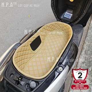 Lót Cốp Xe Máy cho Honda Lead 2013-2020 (Màu Kem), Chống Sốc - Cách Nhiệt, Có TÚI để giấy tờ.