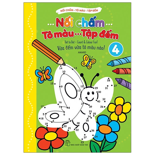 Sách Nối Chấm - Tô Màu - Tập Đếm 04