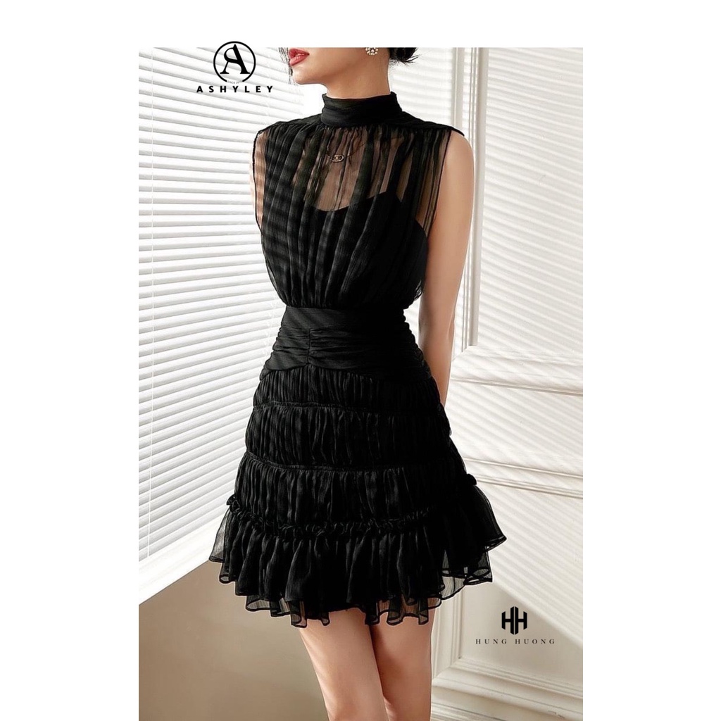 VÁY TƠ NHÚN TẦNG XOÈ SIÊU XINH