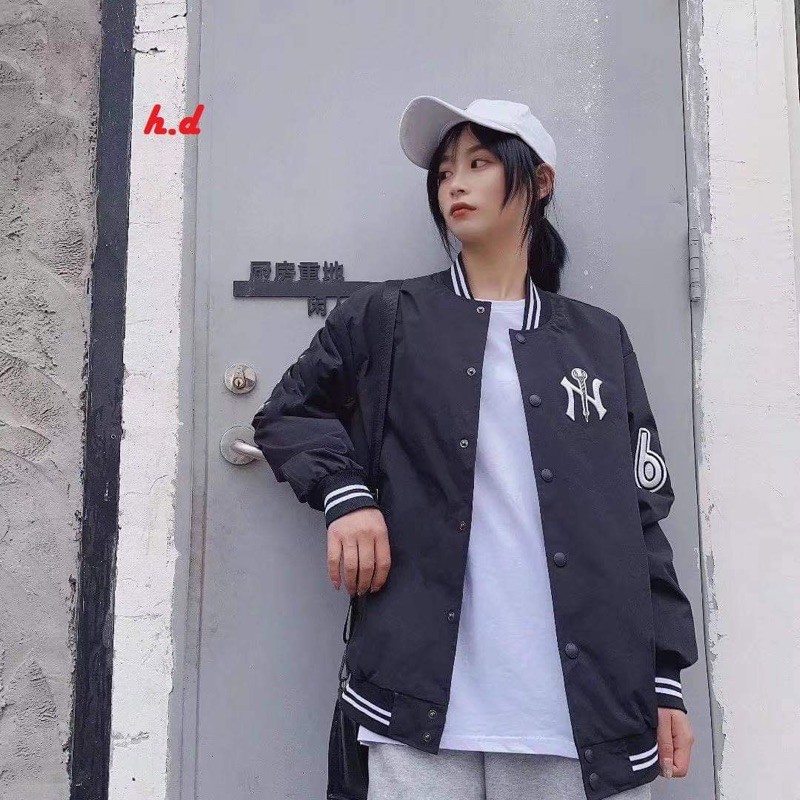 [Mã WASTUP5 giảm 10% tối đa 20K đơn 99K] Áo khoác bomber chữ N số 6 in tay HĐ12 | BigBuy360 - bigbuy360.vn