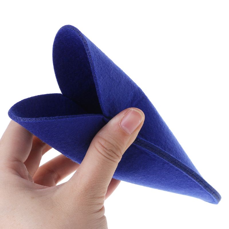 Youyo Túi Đựng Bảo Vệ Mắt Kính Hình Oval Bằng Vải Nỉ Cấp Mềm