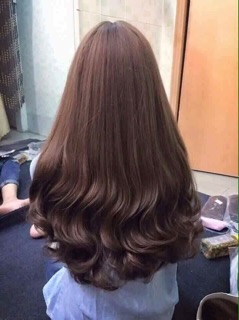 Tóc giả Xoăn đuôi 60cm - Hinh thật