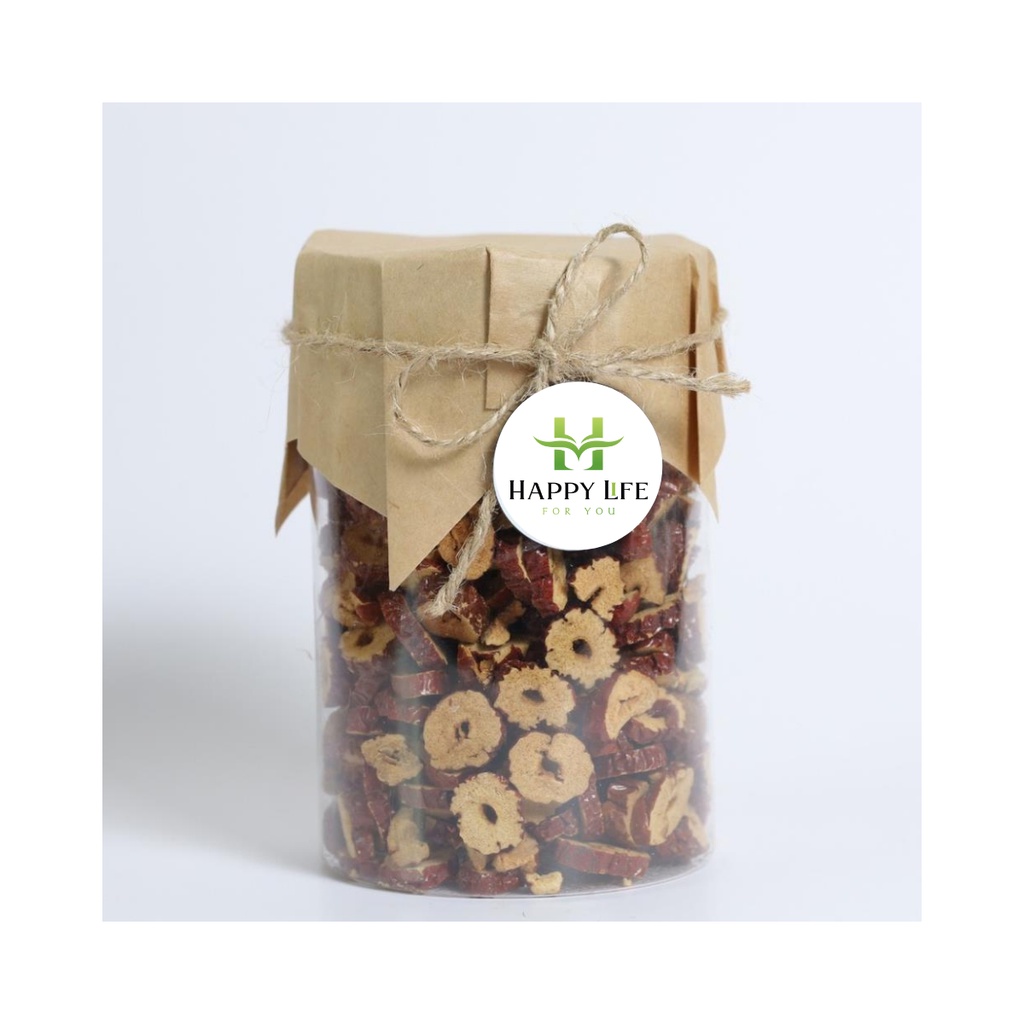 Táo đỏ Hàn Quốc, táo đỏ cắt lát sấp khô cao cấp - Happy Life 4U