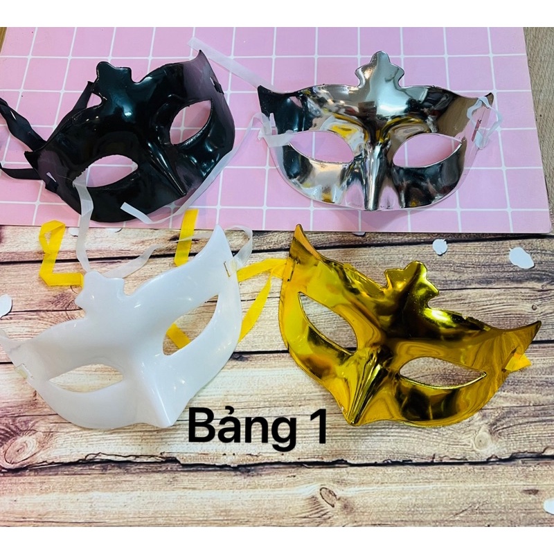 Mặt nạ hoá trang nửa mặt / mặt nạ chơi trung thu Haloween
