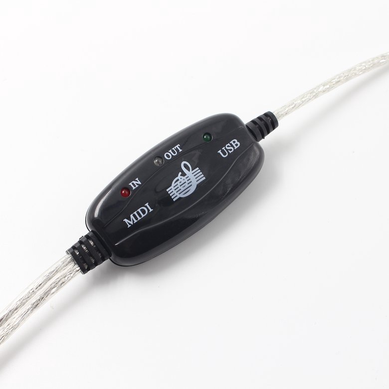 Dây cáp chuyển đổi cổng USB sang cổng Midi máy tính