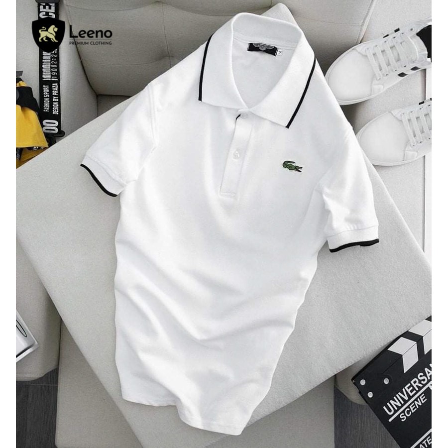 Áo Polo cá sấu - Áo thun có cổ nam nữ có hình thêu trực tiếp Leeno | BigBuy360 - bigbuy360.vn