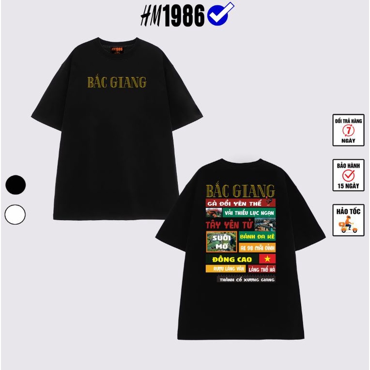 Áo thun tay lỡ unisex nam nữ 63 tỉnh thành VIỆT NAM cotton form rộng oversize nhiều màu phong cách ulzzang hm1986