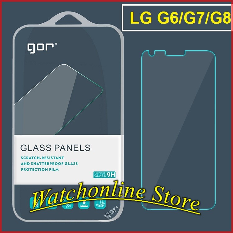 [Fullbox] Bộ 2 kính cường lực GOR dành cho LG G6 / G7/ G8 trong suốt