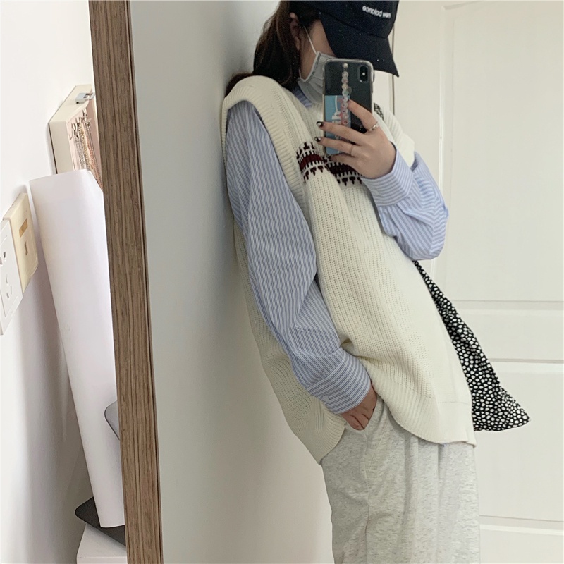 Áo Sơ Mi Tay Dài Kẻ Sọc Thời Trang Hàn Quốc Cho Nữ | BigBuy360 - bigbuy360.vn