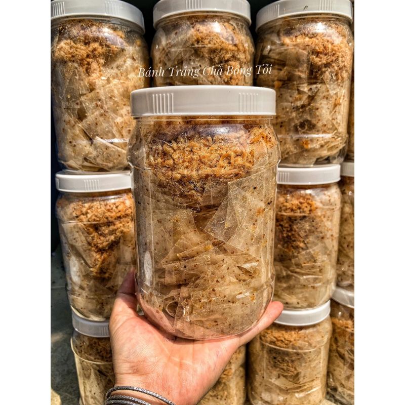 Bánh Tráng Chà Bông Tỏi 250gr