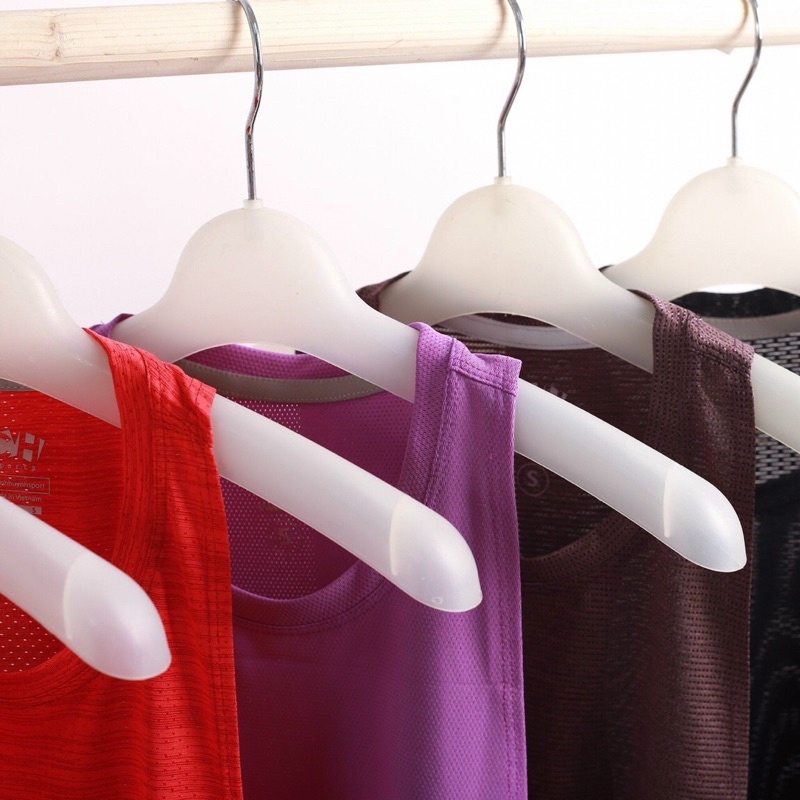 Áo tanktop tập gym yoga nữ thiết kế đơn giản chất vải mè lưới
