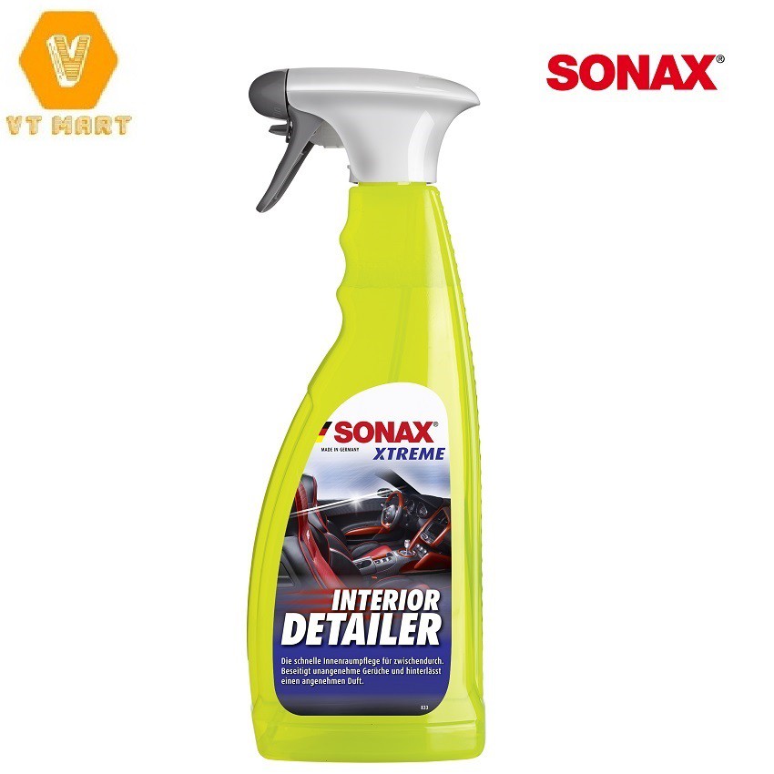 { Dung dịch vệ sinh nội thất ôtô } Sonax Xtreme Interior Detailer (750ml) 220400 loại bỏ mùi khó chịu , lưu hương thơm.