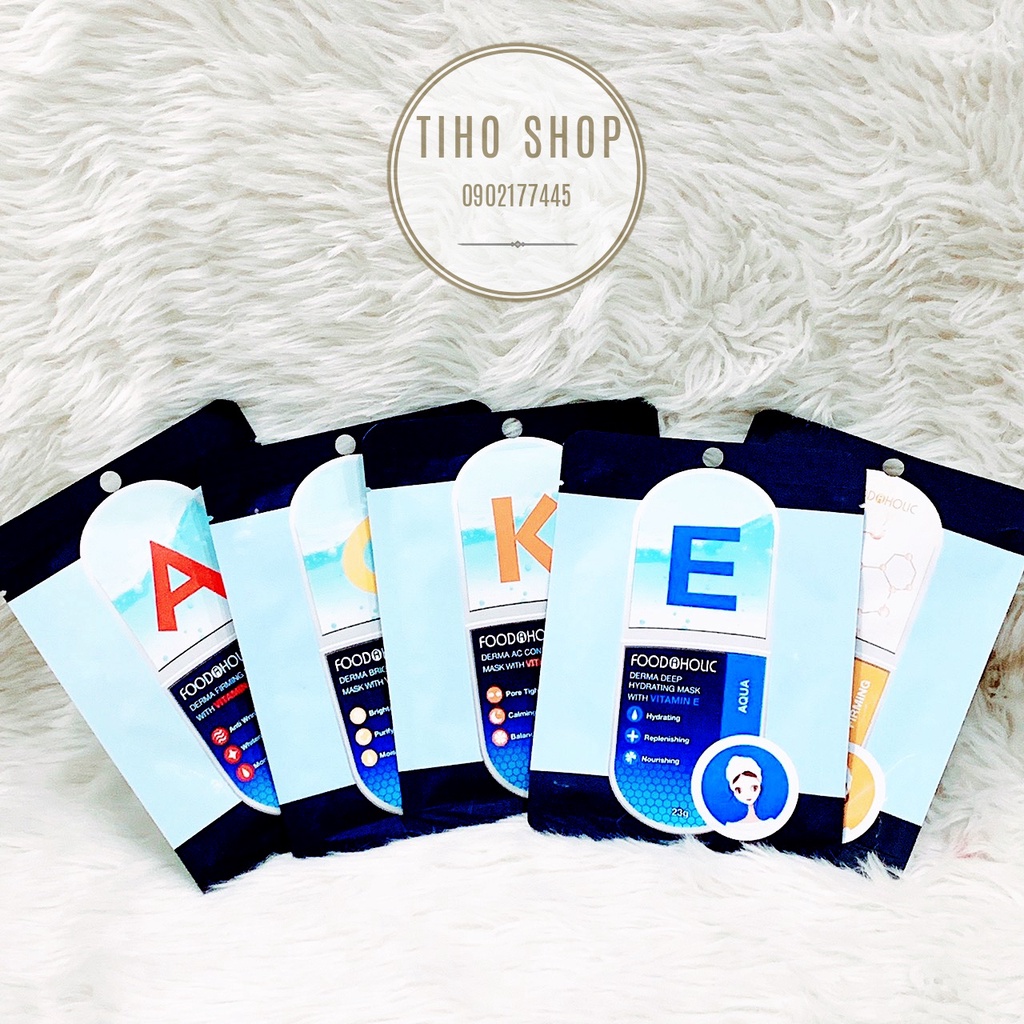 Mặt nạ giấy dưỡng da Hàn Quốc Foodaholic Essential Mask 23g