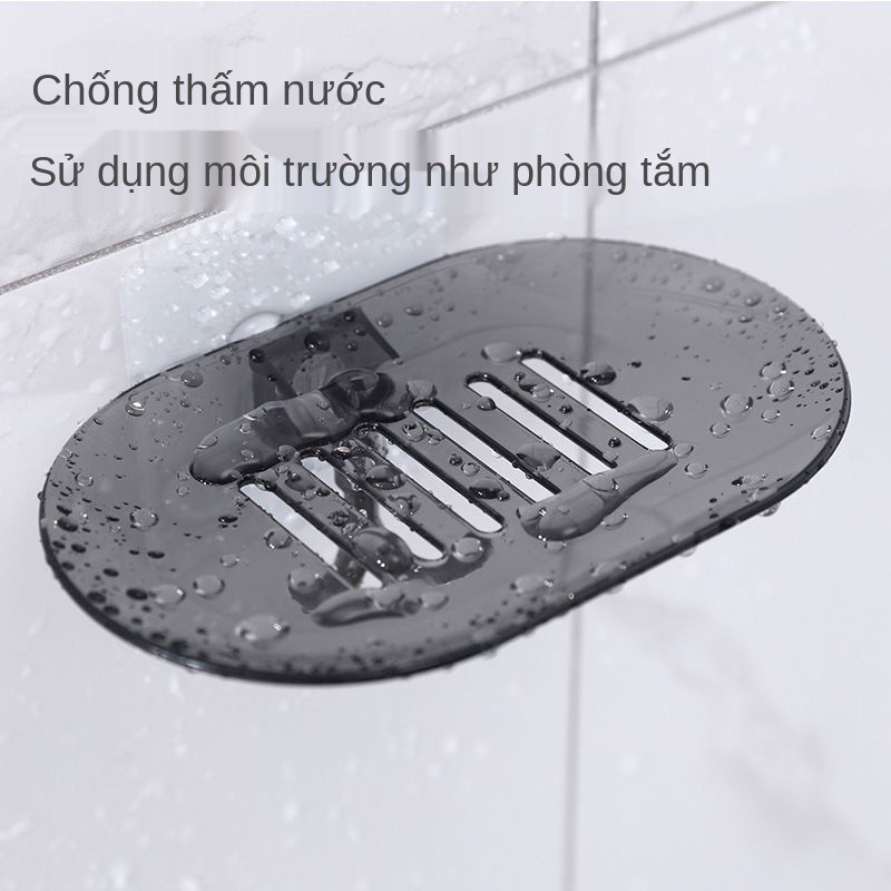 Hộp đựng xà phòng vệ sinh không đục lỗ, phòng, cốc hút sáng tạo, treo tường, thông cống nhà tắm