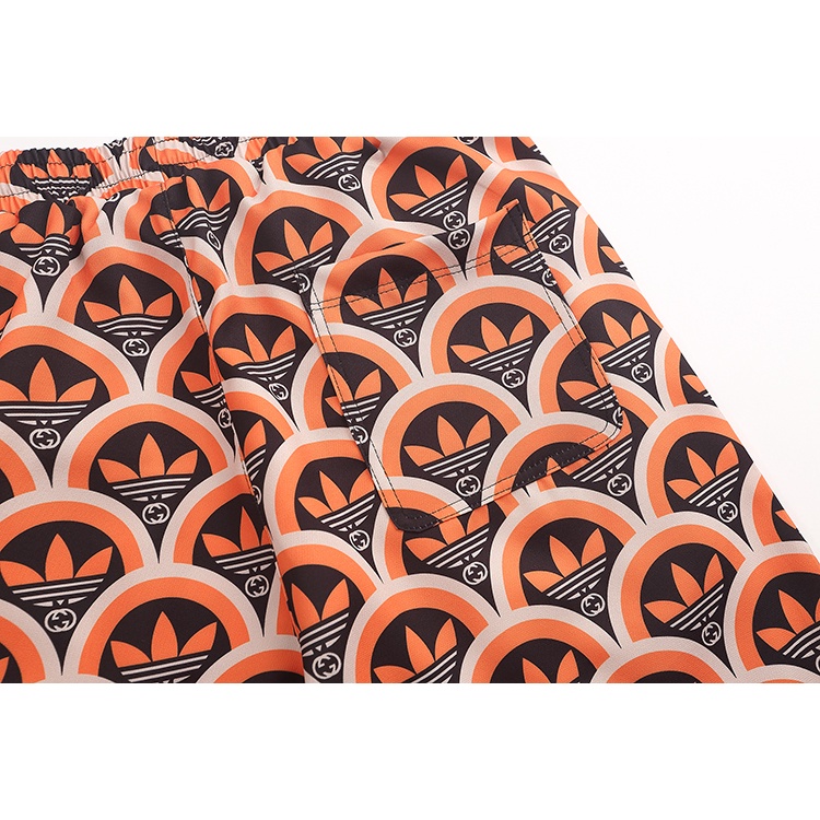 G &amp; U - - - Quần Short In logo Cỏ Ba Lá Cổ Điển Thời Trang Bắt Mắt Giản Dị