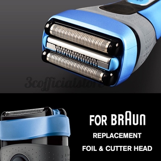 (Hàng Mới Về) Đầu Cắt Lá Nhôm 40b 40s Cho Máy Cạo Râu Braun Cooltec Ct2S Ct2Cc Ct3Cc Ct4S