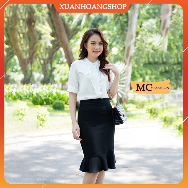 Chân Váy Đuôi Cá Mc Fashion, Kiểu Dáng Nữ Công Sở, Dài Qua Gối, Lưng Cạp Cao, Màu Đen, Cv0391 | BigBuy360 - bigbuy360.vn