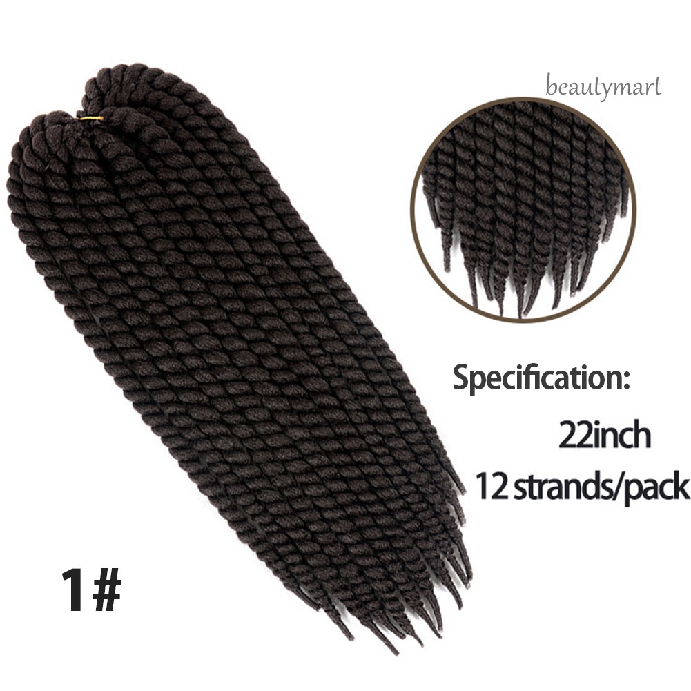 [Hàng mới về] Bộ tóc giả Dreadlock bện kiểu châu Phi 22 inch