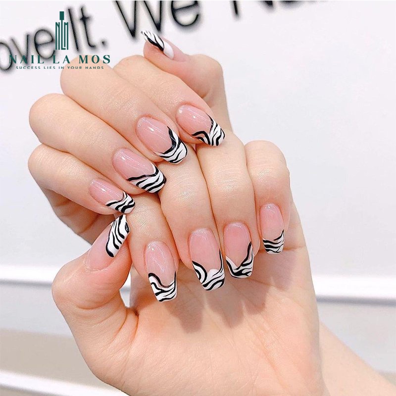 Móng nối fen đầu móng Hàn Quốc - túi 500 chiếc phen đầu móng phom chuẩn, chất liệu nhựa dẻo đủ size