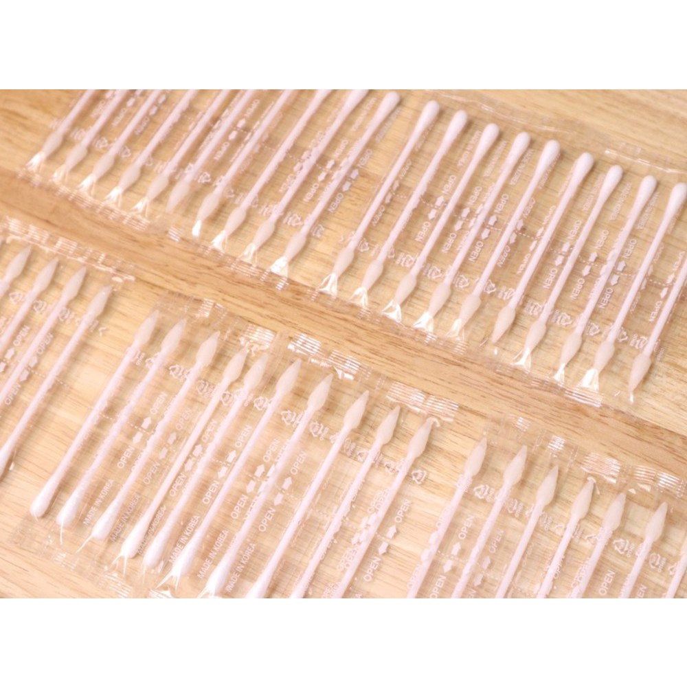 TĂM BÔNG HỖ TRỢ CHỈNH SỬA TRANG ĐIỂM HATHERINE SUNSET CAMELLIA REMOVER STICK CHÍNH HÃNG - GÓI 50 CÂY - 10790