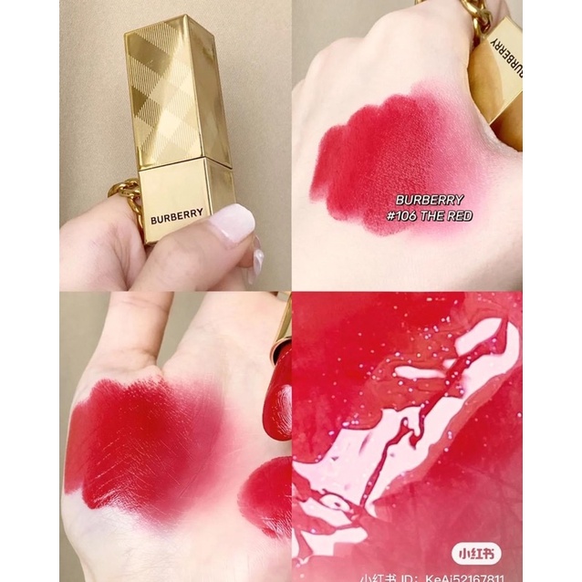 Son Burberry Kisses Matte 106 The Red - Đỏ Tươi Phiên Bản Mới Nhất 2022