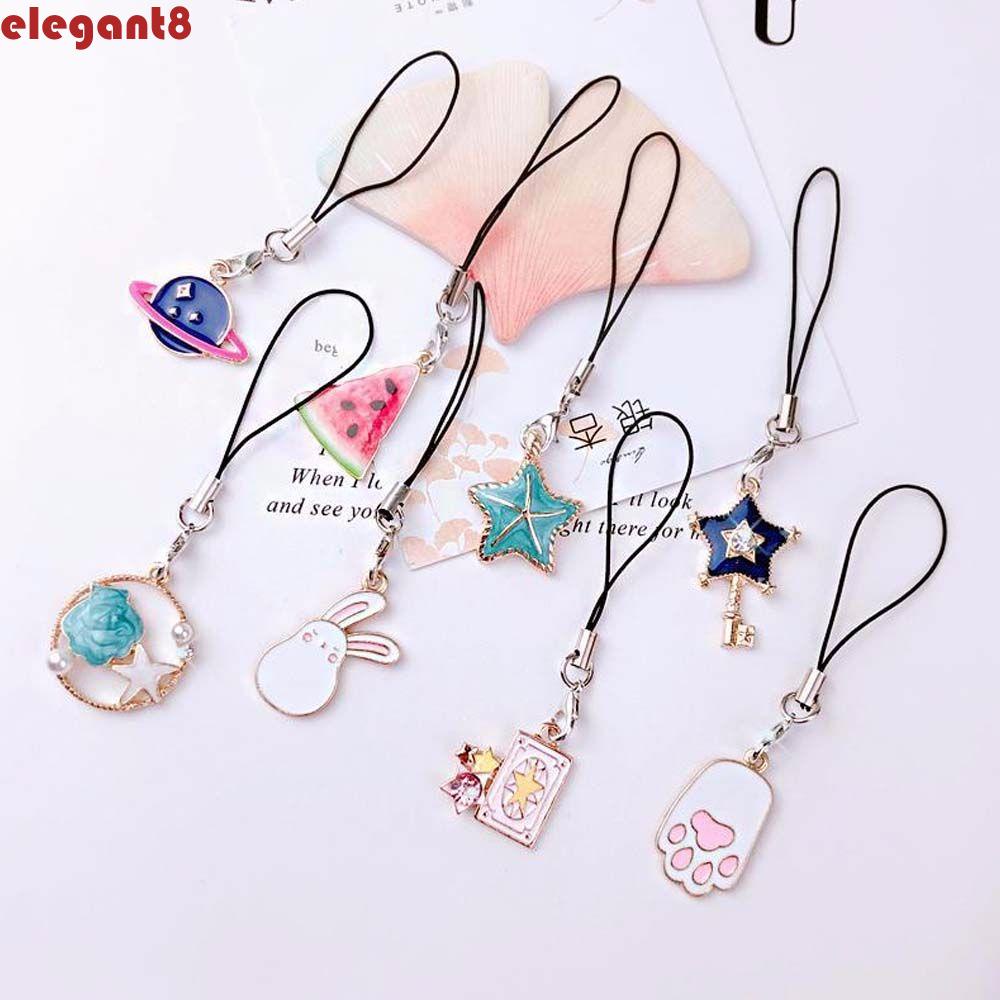 Dây Đeo Điện Thoại Chống Thất Lạc Bằng Kim Loại Hình Ngôi Sao / Dưa Hấu Dễ Thương