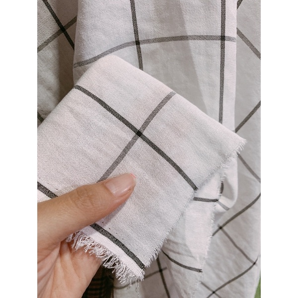 VẢI LINEN KẺ