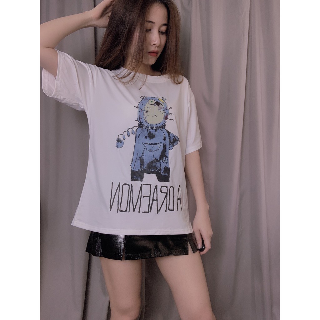 Áo Thun nữ Tay Lỡ Ulzzang Unisex - Liti shop
