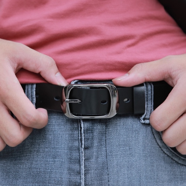 Thắt Lưng Nam Unisex Da Bò ForD Loki Accessories Màu Đen Đẹp Bản Nhỏ Nam Nữ Phong Cách Hàn Quốc Cao Cấp