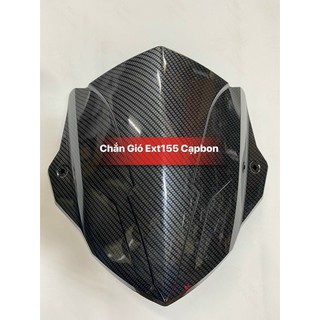 Ốp đầu ninza ex155 Vva khói carbon