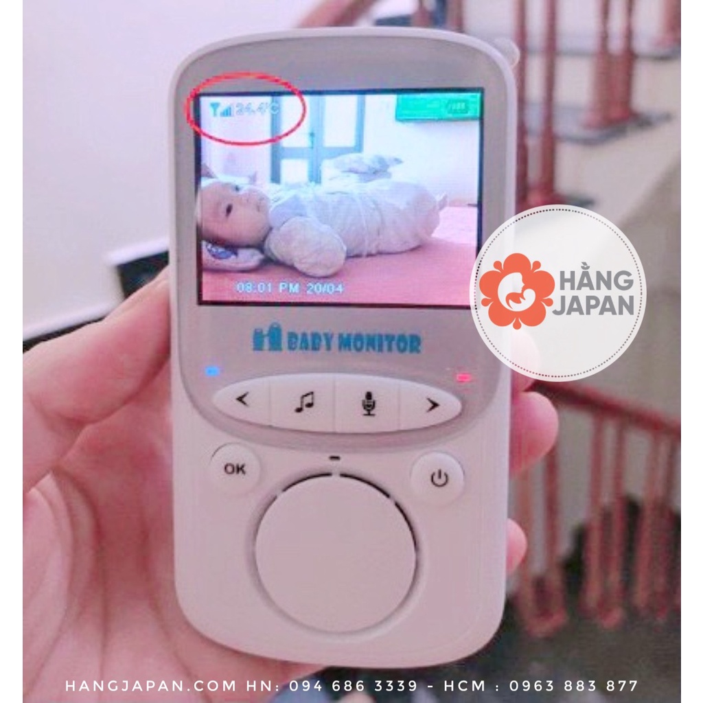 Máy báo khóc Baby Monitor Pro 2023 CORKY BABY MBK03/ MBK601/MBK801/MBK602
