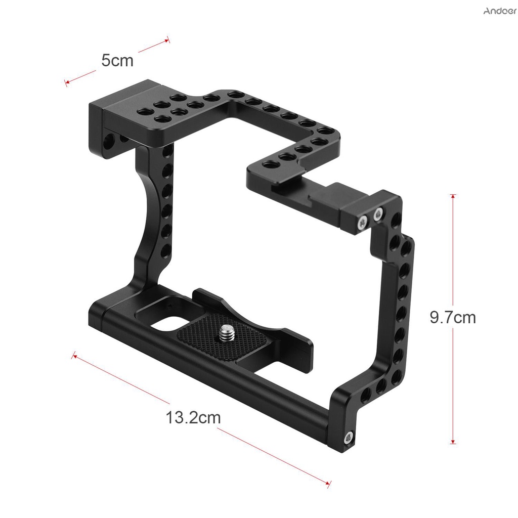 Khung Andoer Bằng Hợp Kim Nhôm Kèm Ngàm 1 / 4 Cho Máy Ảnh Canon M50