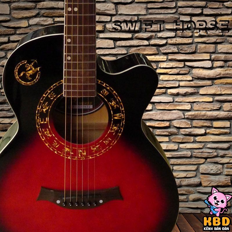 Đàn Guitar Acoustic KBD MS 2020 + pick gảy Tặng kèm phụ kiện