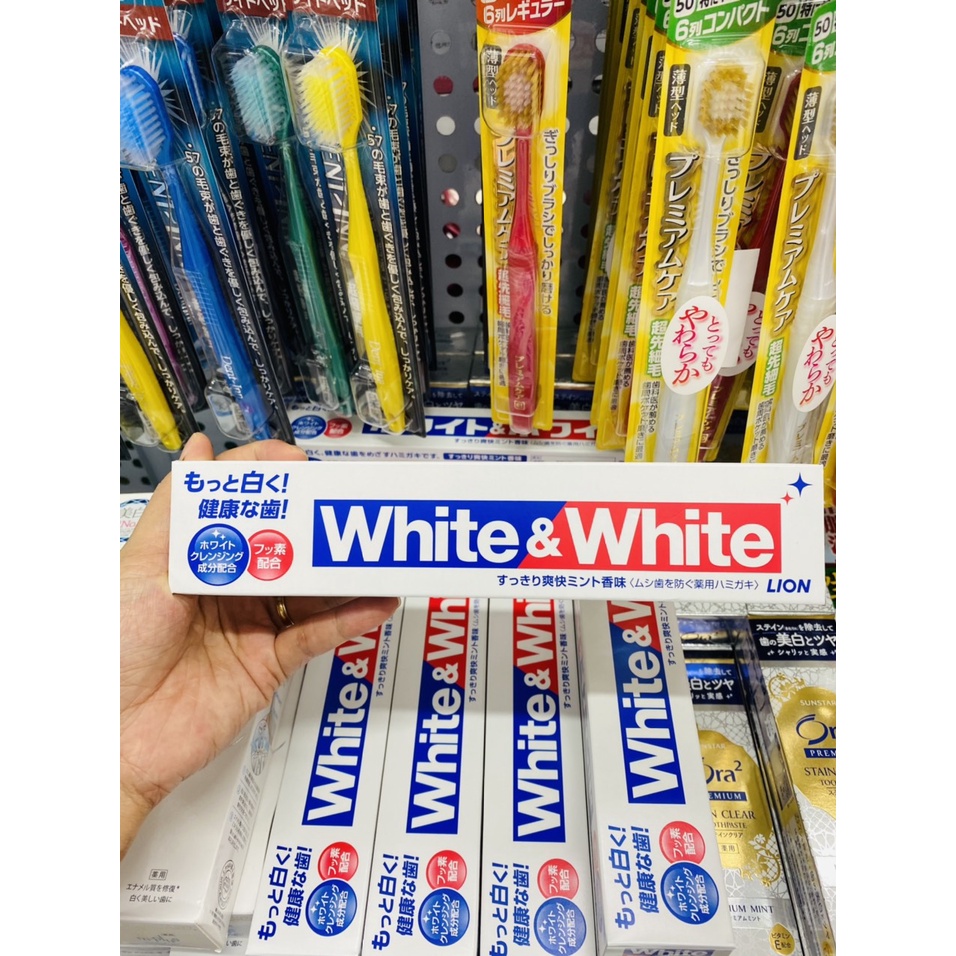 Kem đánh răng White & White 150g NHẬT