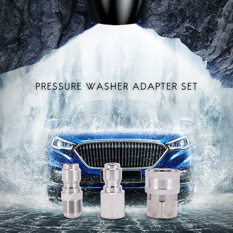 Bộ Đầu Nối NPT 3 / 8 Inch Male Và Female Cho Máy Rửa Áp Suất NPT 3 / 8 Inch