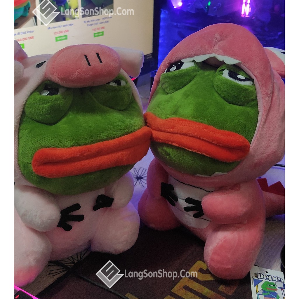 Ếch xanh pepe lai Khủng long hoạt hình cực đẹp - Pepe Frog