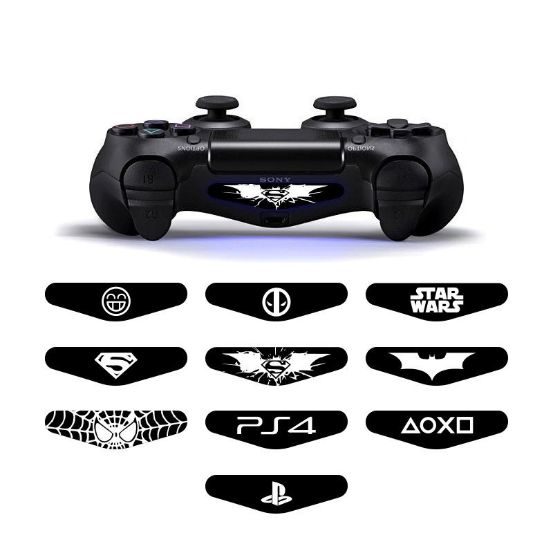 Siêu Rẻ - Combo 20 Sticker dán đèn LED Tay cầm PS4 và PS4 Pro Slim