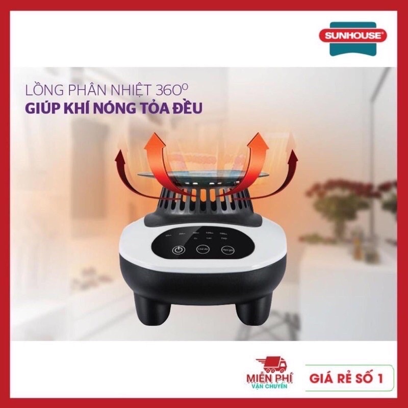 MẪU Mới_MÁY SẤY QUẦN ÁO SUNHOUSE SHD2707_1500w - hàng chính hãng