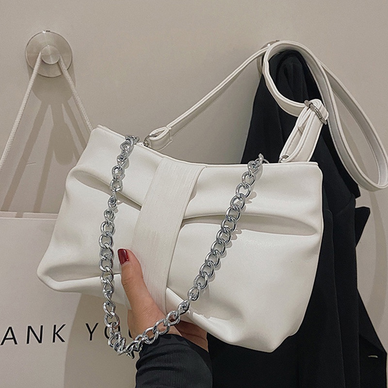 IELGY Túi Đeo Vai Có Dây Xích Kiểu Hàn Quốc Thời Trang Cho Nữ