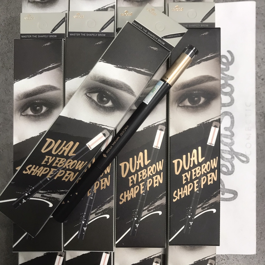 Chì kẻ mày Vacosi Natural Studio VM21 Chì kẻ chân mày vacosi nâu đen,đen,nâu xám,xám đậm