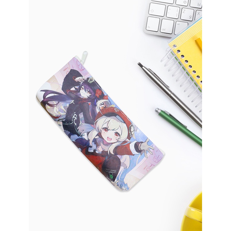 Túi Đựng Bút Chì Vải Canvas Sức Chứa Lớn Tiện Lợi Dành Cho Học Sinh