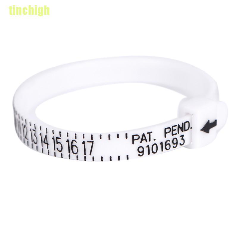 Thước Đo Kích Thước Nhẫn Đeo Ngón Tay Uk Uk Us Mới