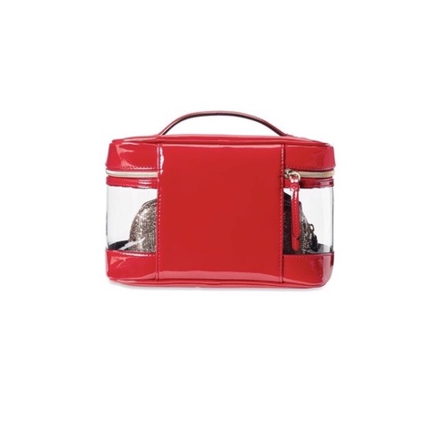 Túi đựng đồ trang điểm Victoria Secret đỏ